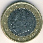 1 евро 1999 г. Бельгия(3) - 15089 - реверс
