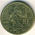 50 центов 2001 г. Франция(24)-  39539 - реверс