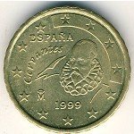 10 центов 1999 г. Испания(10) -12911 - реверс