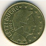 50 центов 2002 г. Люксембург(13) - 11445 - реверс