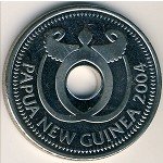 1 кина 2004 г. Папуа - Новая Гвинея(17) -1147 - реверс