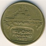 5 марок 1989 г. Финляндия(24) -16437 - реверс