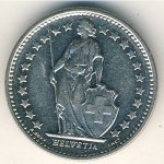 1/2 франка 2013 г. Швейцария(25) -2881 - реверс