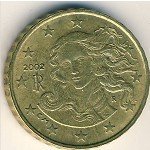 10 центов 2002 г. Италия(10) - 8880 - реверс