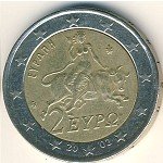 2 евро 2002 г. Греция(7) - 11529 - реверс