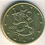 10 центов 2000 г. Финляндия(24) -16437 - реверс