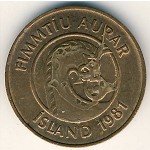 50 эйре 1981 г. Исландия(10) - 1061 - реверс