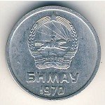 1 мунгу 1980 г. Монголия(15) - 724 - реверс
