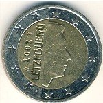 2 евро 2002 г. Люксембург(13) - 11445 - реверс