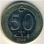 50 кирш 2005 г. Турция(23) - 2834 - аверс