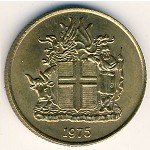 1 крона 1970 г. Исландия(10) - 1061 - реверс