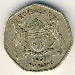 1 пула 1991 г. Ботсвана(3) - 299 - реверс