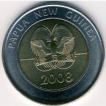 2 кина 2008 г. Папуа - Новая Гвинея(17) -1147 - реверс