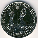 5 долларов 1991 г. Ниуэ(15) -16355 - аверс