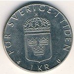 1крона  1978 г. Швеция(31) - 5354 - реверс