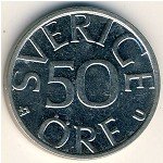 50эре 1991 г. Швеция(31) - 5354 - аверс