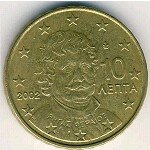 10 центов 2002 г. Греция(7) - 11529 - реверс