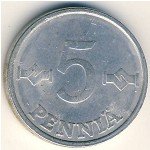 5 пенни 1988 г. Финляндия(24) -16437 - аверс