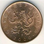 10 крон 2000 г. Чехия(25) - 5695 - реверс