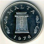 5 центов 1972 г. Мальта(14) -21569 - реверс
