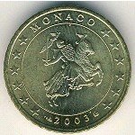 50 центов 2003 г. Монако(14) - 24725 - реверс