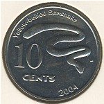 10 центов 2004 г. Кокосовые острова(12) -440 - аверс