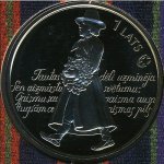 1 лат 2008 г. Латвия(13) - 10123 - реверс