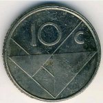 10 центов 2005 г. Аруба(2) -105 - реверс