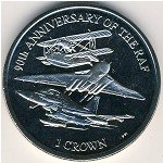 1 крона 2008 г. Фолклендские острова(24) -2562 - аверс
