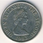 5 пенсов 1983 г. Джерси(7) - 1425 - реверс