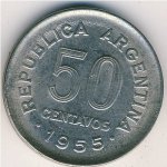 50 сентаво 1955 г. Аргентина(2) - 1475 - аверс