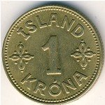 1 крона 1940 г. Исландия(10) - 1061 - аверс