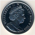 1 крона 2006 г.   Остров Мэн  (15) - 8204 - реверс