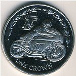 1 крона 2005 г.   Остров Мэн  (15) - 8204 - аверс