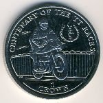 1 крона 2007 г.   Остров Мэн  (15) - 8204 - аверс