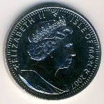 1 крона 2007 г.   Остров Мэн  (15) - 8204 - реверс