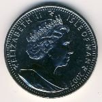 1 крона 2007 г.   Остров Мэн  (15) - 8204 - реверс