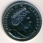 1 крона 2007 г.   Остров Мэн  (15) - 8204 - реверс
