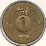 1эре 1967 г. Швеция(31) - 5354 - аверс
