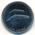 1 крона 2008 г. Тристан-да-Кунья(22) -4381: - реверс