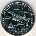 1 крона 2006 г.   Остров Мэн  (15) - 8204 - аверс