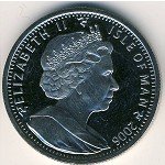 1 крона 2006 г.   Остров Мэн  (15) - 8204 - реверс