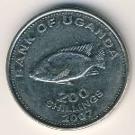 200 шиллингов 2008 г. Уганда(23) - 2532 - аверс