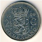 2 1/2 гульдена 1971 г. Нидерланды(15) -7213 - аверс
