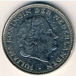 2 1/2 гульдена 1971 г. Нидерланды(15) -7213 - реверс