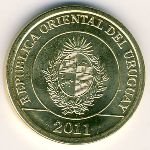 1 песо 2011 г. Уругвай(23) -562 - реверс