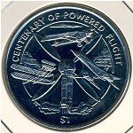 1 доллар 2003 г. Виргинские острова  - 2842 - аверс
