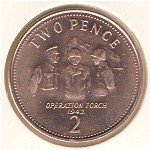 2 пенса 2006 г. Гибралтар(6) - 3582 - аверс