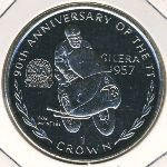 1 крона 1997 г.   Остров Мэн  (15) - 8204 - аверс