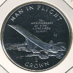 1 крона 1994 г.   Остров Мэн  (15) - 8204 - аверс